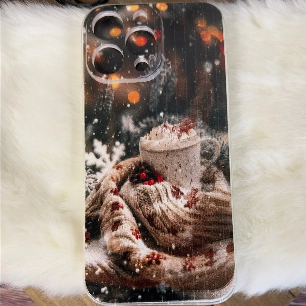 Bundle of 4 Festive Christmas and Winter iPhone 16 Pro Max Cases‎